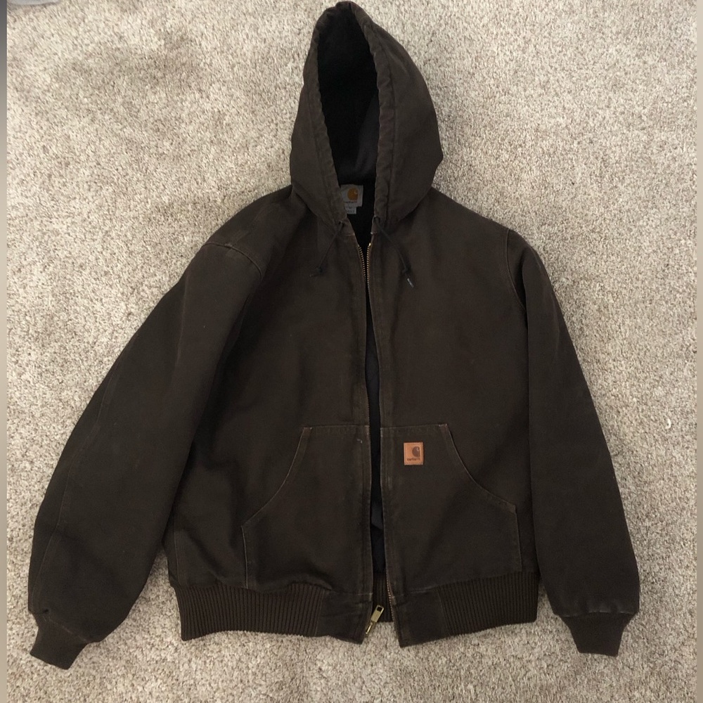 Vintage Carhartt Hooded Jacket Made in Mexico